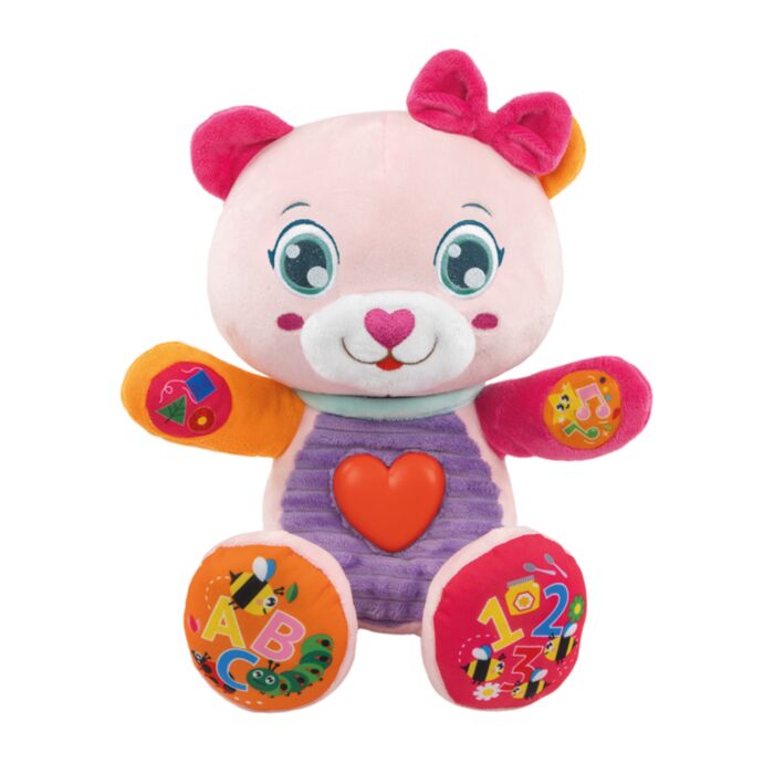 Baby Clementoni Educational Baby Toddler Interactive Teddy Bear Nena For 6+ Months - In Greek