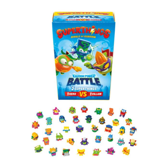 Superthings Μικροπλάσματα Kazoom Power Battle Σετ 2 Φιγούρες Για 3+