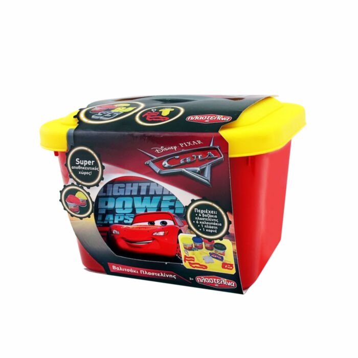 AS Dough Case With 4 Pots - 3D Caps And 8 Tools 456gr For Ages 3+