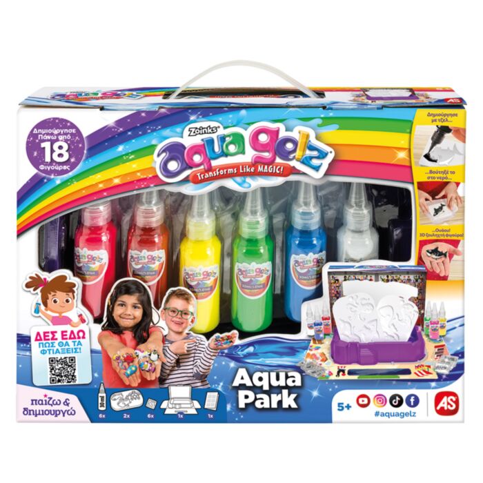 AS Aqua Gelz 3D Squishy Figures Workshop Aqua Park For Ages 5+
