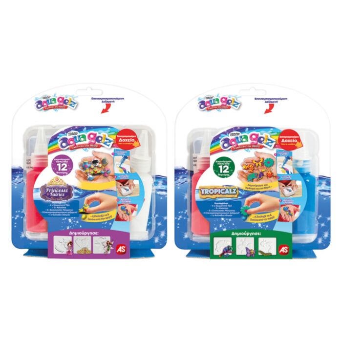 AS Aqua Gelz 3D Squishy Figures Workshop Starter Pack For Ages 5+