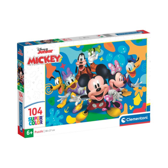 Clementoni Kids Puzzle Super Color Disney Mickey And Friends 104 pcs