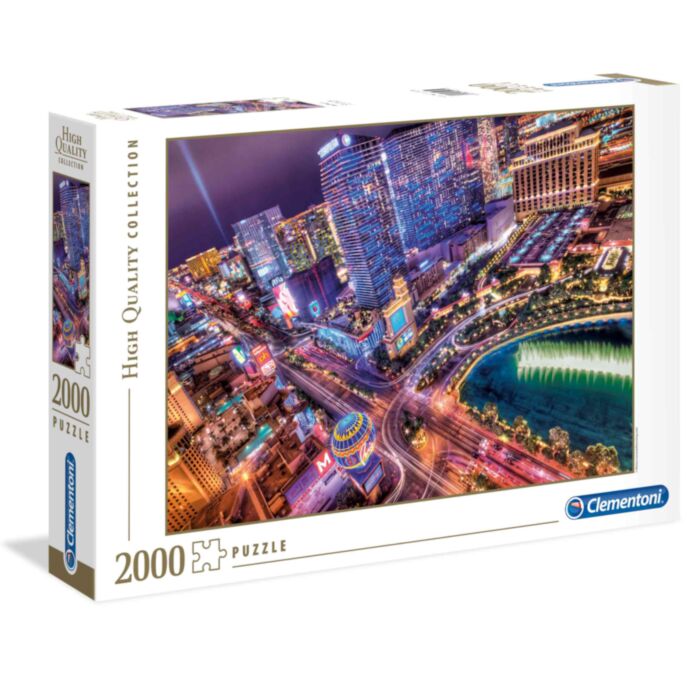 Clementoni Puzzle High Quality Collection Las Vegas At Night 2000 pcs