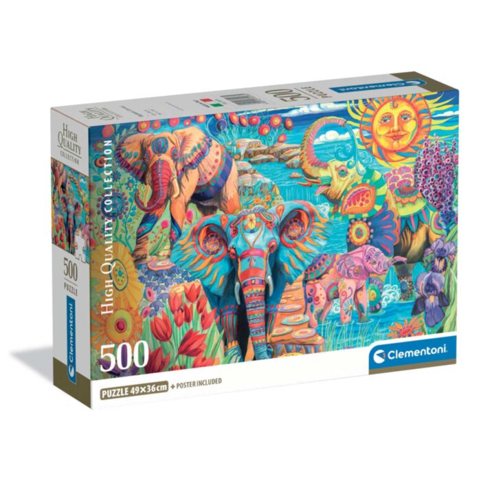 Clementoni Puzzle High Quality Collection Another Day In WonderLand 1000 pcs - Compact Box