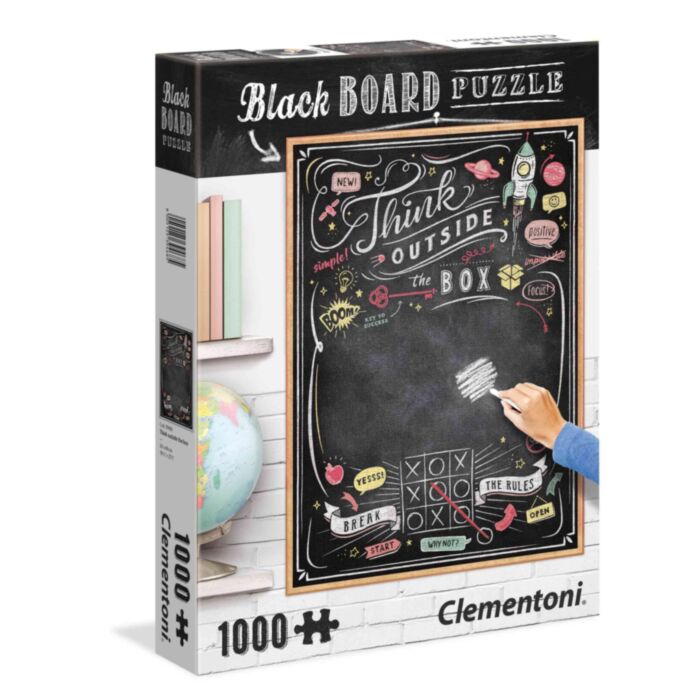 Clementoni Puzzle Blackboard Think Outside The Box 1000 pcs