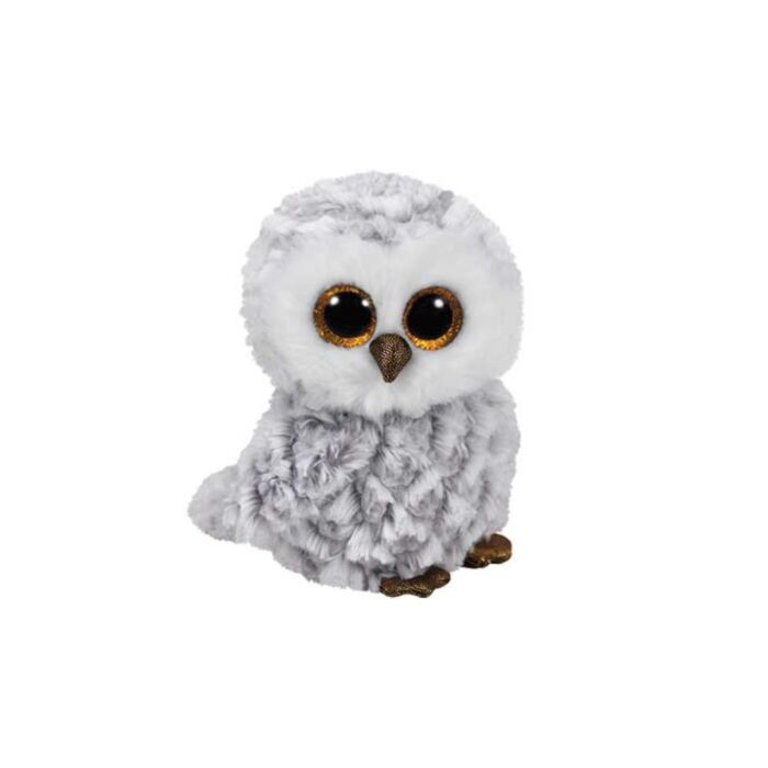 TY Beanie Boos Owlette Χνουδωτό Κουκουβάγια Λευκό 15εκ