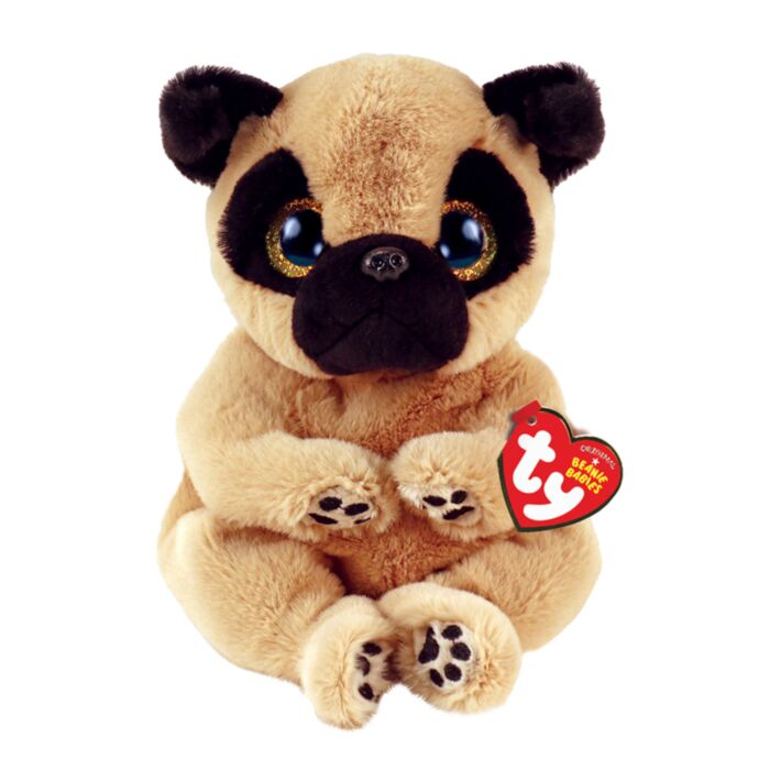 TY Beanie Bellies Izzy Plush Dog Brown 15cm