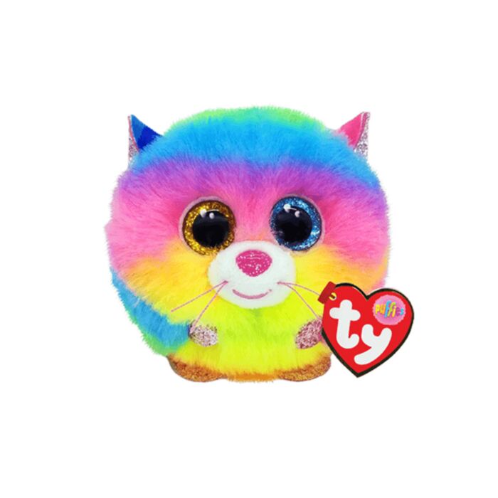 TY Beanie Balls Gizmo Χνουδωτό Γατούλα Πολύχρωμο