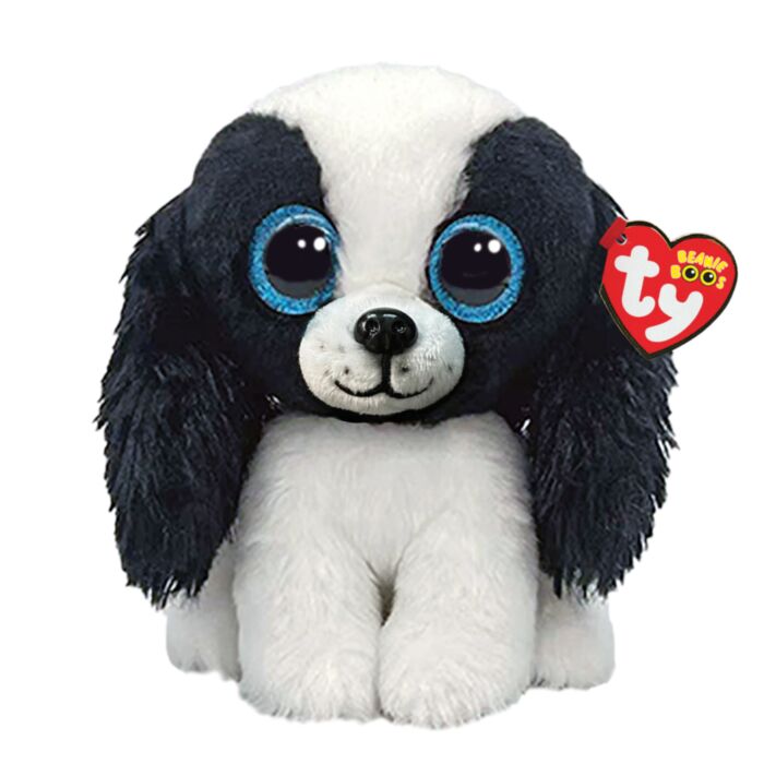 TY Beanie Boos Sissy Plush Dog Black & White 15cm