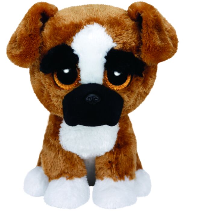 TY Beanie Boos Brutus Plush Dog Brown 23cm
