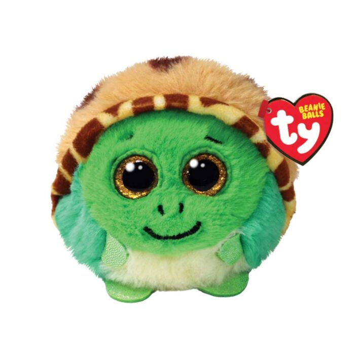 TY Beanie Balls Cruiser Plush Turtle Green
