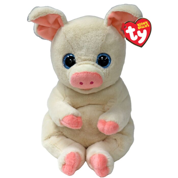 TY Beannie Bellies Penelope Plush Pig Pink 23cm