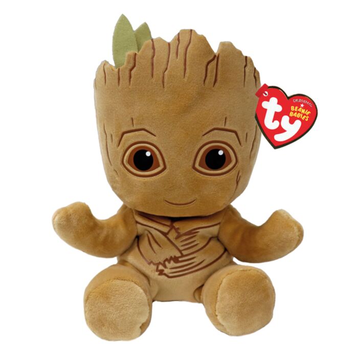 TY Beannie Babies Groot Plush Brown 15cm