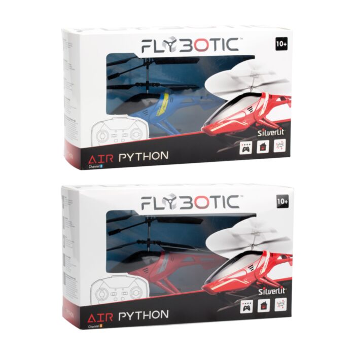 Silverlit Flybotic Air Python Τηλεκατευθυνόμενο Ελικόπτερο Μπλε Για 8+ Χρονών