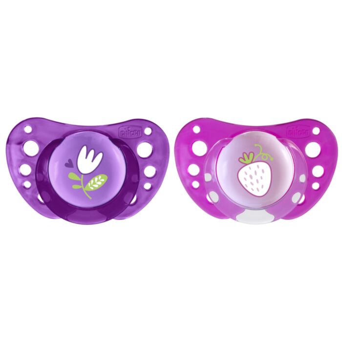 Chicco Πιπίλες PhysioForma Air Ροζ Για 16-36 Μηνών 2τμχ