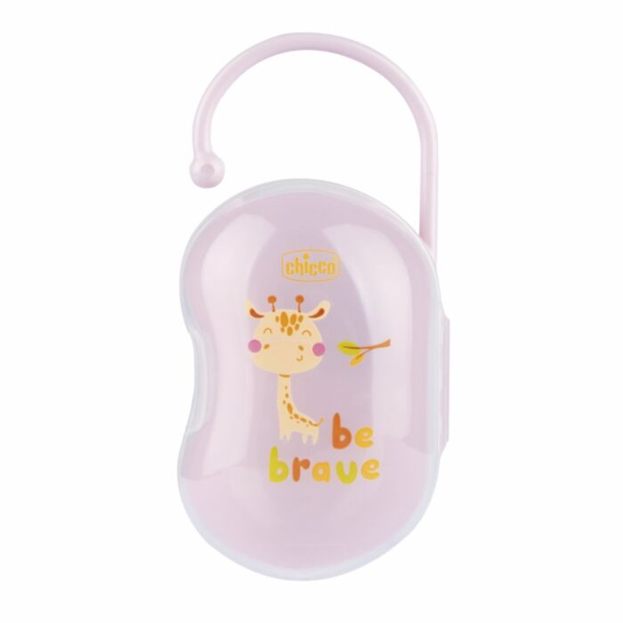 Chicco Case for 2 Pacifiers Pink for 0+ Months