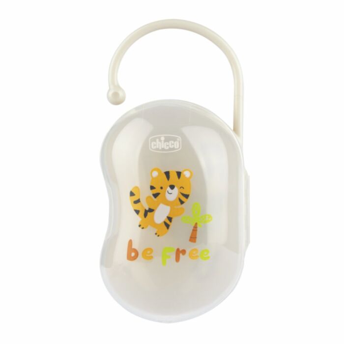 Chicco Case for 2 Pacifiers Grey for 0+ Months