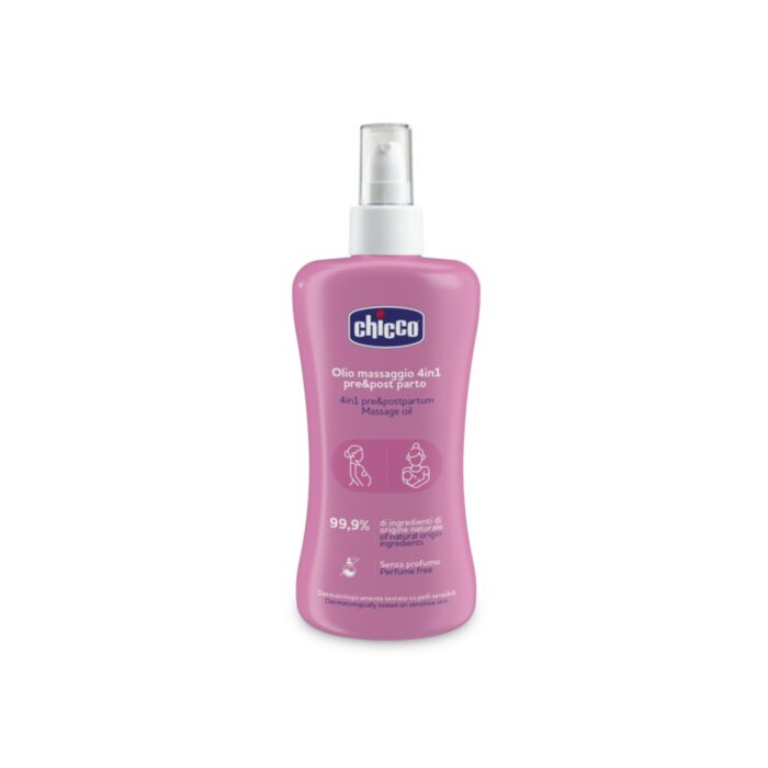 Chicco Λάδι για Μασάζ 4 σε 1 - Για Πριν και Μετά τη Γέννα