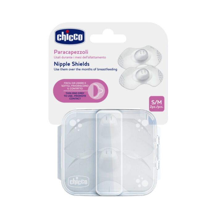 Chicco Silicone Breast Pads S-M 2pcs
