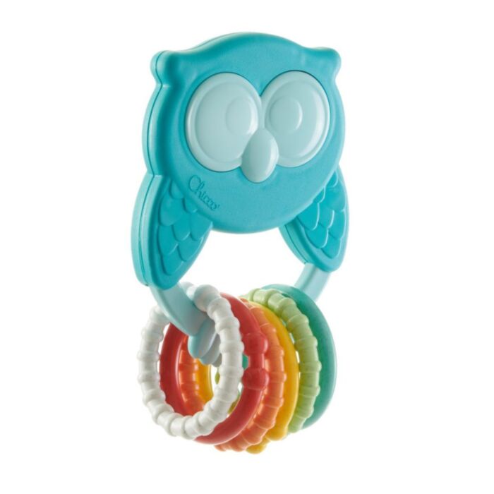 Chicco Baby Rattle Owl for 3-18 Months