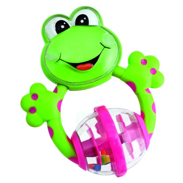 Chicco Baby Rattle Frog for 3-18 Months