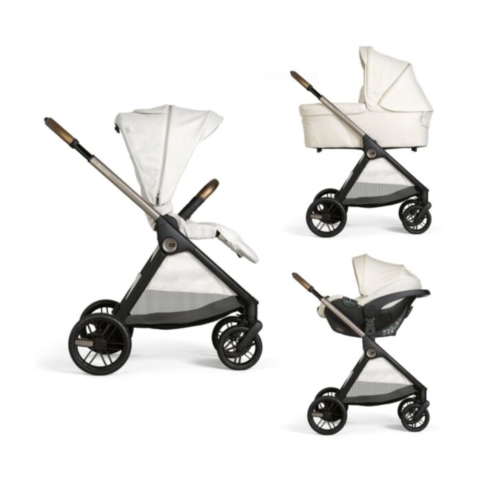 Chicco Baby Stroller Trio Bellagio - Car Seat Kory Plus i-Size - Port Bebe Flexi Amber Glow