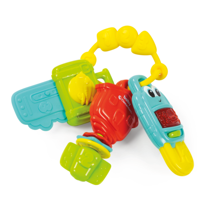 Baby Clementoni Baby Toddler Toy Multi-activity Keys For 3+ Months