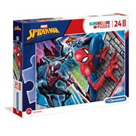 Clementoni Kids Puzzle Maxi Super Color SpiderMan 24 pcs ascompany.gr