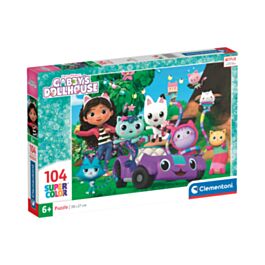 Clementoni Kids Puzzle Super Color DreamWorks Gabby's Dollhouse 104 pcs ...