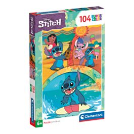 Clementoni Kids Puzzle Super Color Disney Stitch 104 pcs ascompany.gr