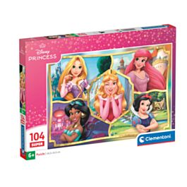 Clementoni Kids Puzzle Super Color Disney Princesses 104 pcs ascompany.gr