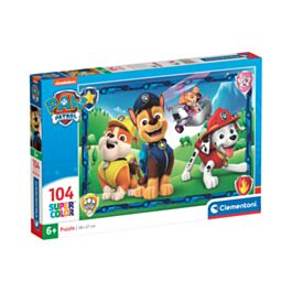Clementoni Kids Puzzle Super Color Nickelodeon Paw Patrol 104 pcs ...