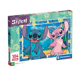 Clementoni Kids Puzzle Super Color Disney Stitch 104 pcs ascompany.gr